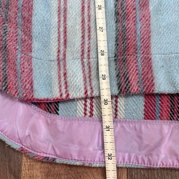 We The Free Blue Red Black Plaid Check Shirt Shacket - Picture 12 of 12